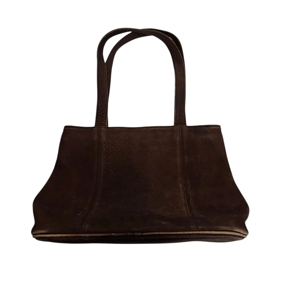 Vintage Coach Bag F5B-4942 Sonoma Tote Nubuck Leather Bag Brown - Picture 3 of 12